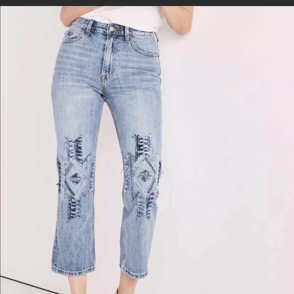 Lucky Brand Jeans | Lucky Pins Jeans Southwest Knee Patchwork
